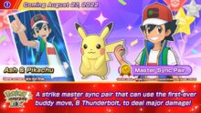 Ash Ketchum 首次在《Masters EX》的 Pokemon 游戏中可供玩家使用